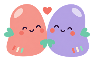 Two happy Pebbles.